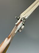 Holland & Holland 12 bore side by side hammer action shotgun with named and border engraved locks,