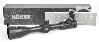 Konus Konuspro F30 4-16x52 Zoom rifle scope, in original box.