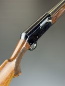 Franchi 12 bore 3-shot semi-automatic shotgun with chequered semi-pistol grip and forend and 27.5