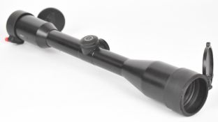 Schmidt & Bender 6x42 rifle scope with Butler Creek lens covers, serial number 270383.