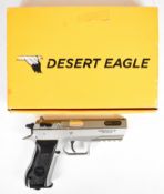Cybergun Magnum Research Baby Desert Eagle 6mm CO2 airsoft pistol with textured grips, multi-shot