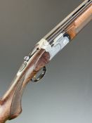 Beretta S686 Special 12 bore over and under ejector shotgun with engraved locks, underside,