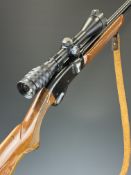 Remington Speedmaster 552 .22 semi-automatic rifle with chequered semi-pistol grip and forend,