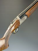 Lincoln No 2 12 bore over and under ejector shotgun with engraved scenes of birds and dogs to the