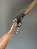 Marlin Model 1894 .44 Winchester style underlever-action rifle with chequered grip and forend, scope