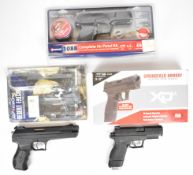 Three .177 air pistols Air Venturi Springfield Armoury XDM, Crosman 1088 Air Pistol Kit and Air