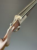 W J Jeffery & Co Ltd 12 bore side by side ejector shotgun with named and engraved locks, engraved