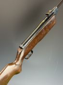 ASI Rangemaster .22 air rifle with semi pistol grip and adjustable sights, serial number D64417.