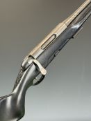 Steyr Mannlicher Safebolt .243 bolt-action rifle with composite stock, semi-pistol grip, multi-