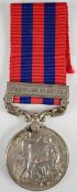 India General Service Medal 1854 with Northwest Frontier clasp named to Sowar Shah Mohamed Khan,