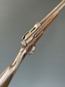 Jules of Paris 5mm pump-up bolt-action pneumatic air rifle with chequered grip, named action and
