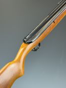 Webley Osprey .177 side-lever air rifle with semi-pistol grip and adjustable sights, serial number