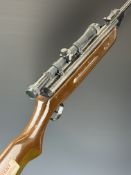 Westlake .22 air rifle with semi-pistol grip, adjustable sights and 4x20 scope, NVSN. IF YOU REQUIRE