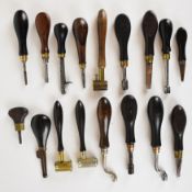 Seventeen shotgun, rifle, pistol, revolver and similar gun or gunsmith tools including nipple keys