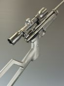 Crosman 2250XL .22  CO2 air rifle with textured pistol grip, composite skeleton stock and 4x32