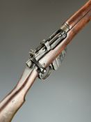 Lee Enfield No 4 Mk I* Long Branch .303 bolt-action rifle with receiver stamped 'No.4 Mk I* Long