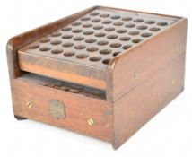 J Erskine & Co Newton Stewart patent mahogany shotgun cartridge loading machine stamped '4011'