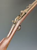 French Chassepot Model 1866 11mm needlefire bolt-action rifle with pop-up ladder sights, sling