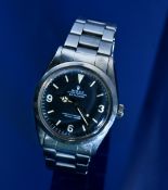 Rolex Oyster Perpetual Explorer gentleman's wristwatch ref. 1016 with luminous hands, hour markers