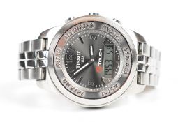 Tissot T-Touch gentleman's smart wristwatch ref. RKP-BC-14330 with luminous hands and hour