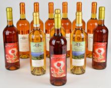 Twelve bottles of Conte Ottavio Piccolomino rosé wine comprising six Ponticello 2014 9.0% vol and