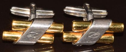 A pair of Dupont cufflinks