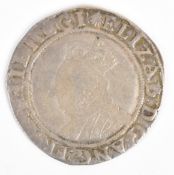 Elizabeth I shilling with escallop mint mark, circa 1584-6
