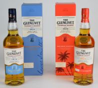 Two bottles of The Glenlivet Single Malt Scotch Whisky comprising Founder's Reserve American Oak