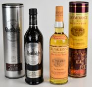 Two bottles of single malt Scotch Whisky comprising Glenfiddich 12 Year Old Caoran Reserve and
