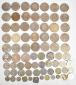 Collection of all world base metal coinage and medals including fifteen £5 coins, Commonwealth