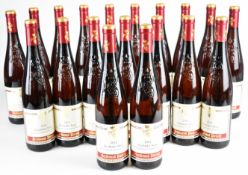 Nineteen bottles of Pieroth Etschtaler rosé wine, 2014, 11% vol, 75cl. PLEASE NOTE ALL ALCOHOL &