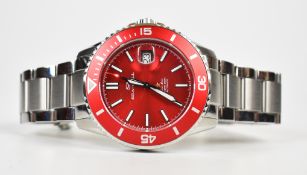 Sea-Gull Ocean Star diver's automatic wristwatch ref. 816.92.6113 with date aperture, luminous hands