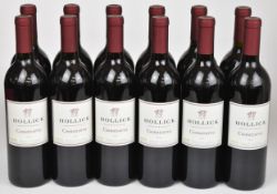 Twelve bottles of Hollick Coonawarra Cabernet Sauvignon red wine, Australia, 1992, 13.5% vol,