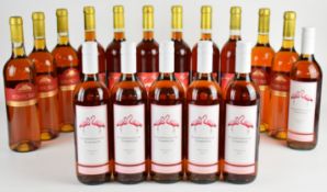 Seventeen bottles of rosé wine comprising Ponticello 2012 9.5% vol, Flamboyance of Flamingos 2017