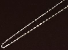 A platinum chain, 45cm, 1.7g