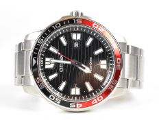 Citizen Eco-Drive gentleman's wristwatch ref. J810-R013921 with date aperture, luminous hands and