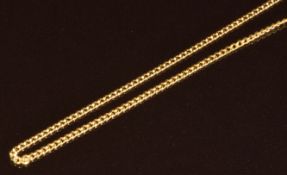 An 18ct gold chain, 2.7g, 49cm