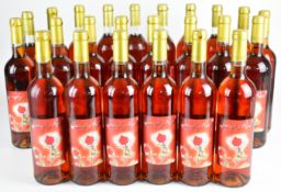 Twenty four bottles of Pieroth Simply Rosé wine, 2011, 11.5% vol, 75cl. PLEASE NOTE ALL ALCOHOL &