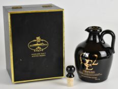 QE2 Highland Malt Scotch Whisky, 43% vol, 75cl, in ceramic decanter with stopper and original