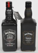 Two Jack Daniel's Birthday Edition Tennessee sour mash Whiskeys comprising 2010 Mr Jack's 160th