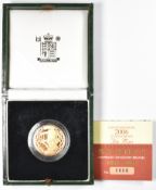 2006 Royal Mint limited edition 869/1500 proof gold £2 coin to commemorate Brunel 1806-2006, in