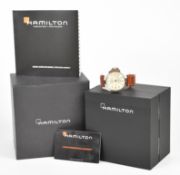 Hamilton Khaki gentleman's automatic wristwatch ref H644550 with day and date aperture, luminous