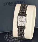 Longines DolceVita gentleman's wristwatch ref. L5.255.4 with subsidiary seconds dial, blued hands
