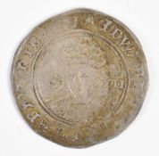 Edward VI shilling, facing bust