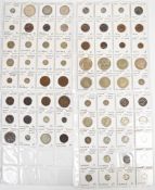Collection of Commonwealth silver and base metal coins from Canada, India, Australia, South