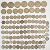 Approximately 249g of pre-1947 British silver coinage