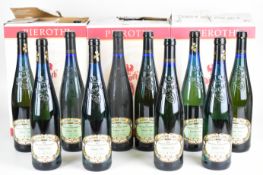 Twenty eight bottles of Pieroth Blue Burg Layer Schlosskapelle Reisling white wine, 2010, 2011, 2013