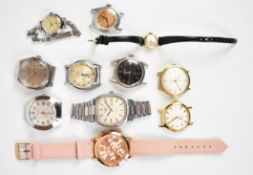 Eleven various wristwatches including Rotary, Citizen automatic, Avia, Certina, Rodania, Rotary,