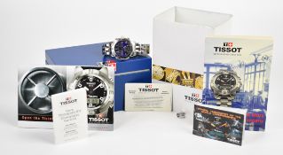 Tissot PRS200 gentleman's chronograph wristwatch ref. T362/462K with date aperture, luminous