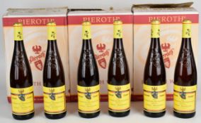 Twenty two bottles of Ferdinand Pieroth Neu-Bambereger Rheingrafenstein white wine, 2011, 11% vol,